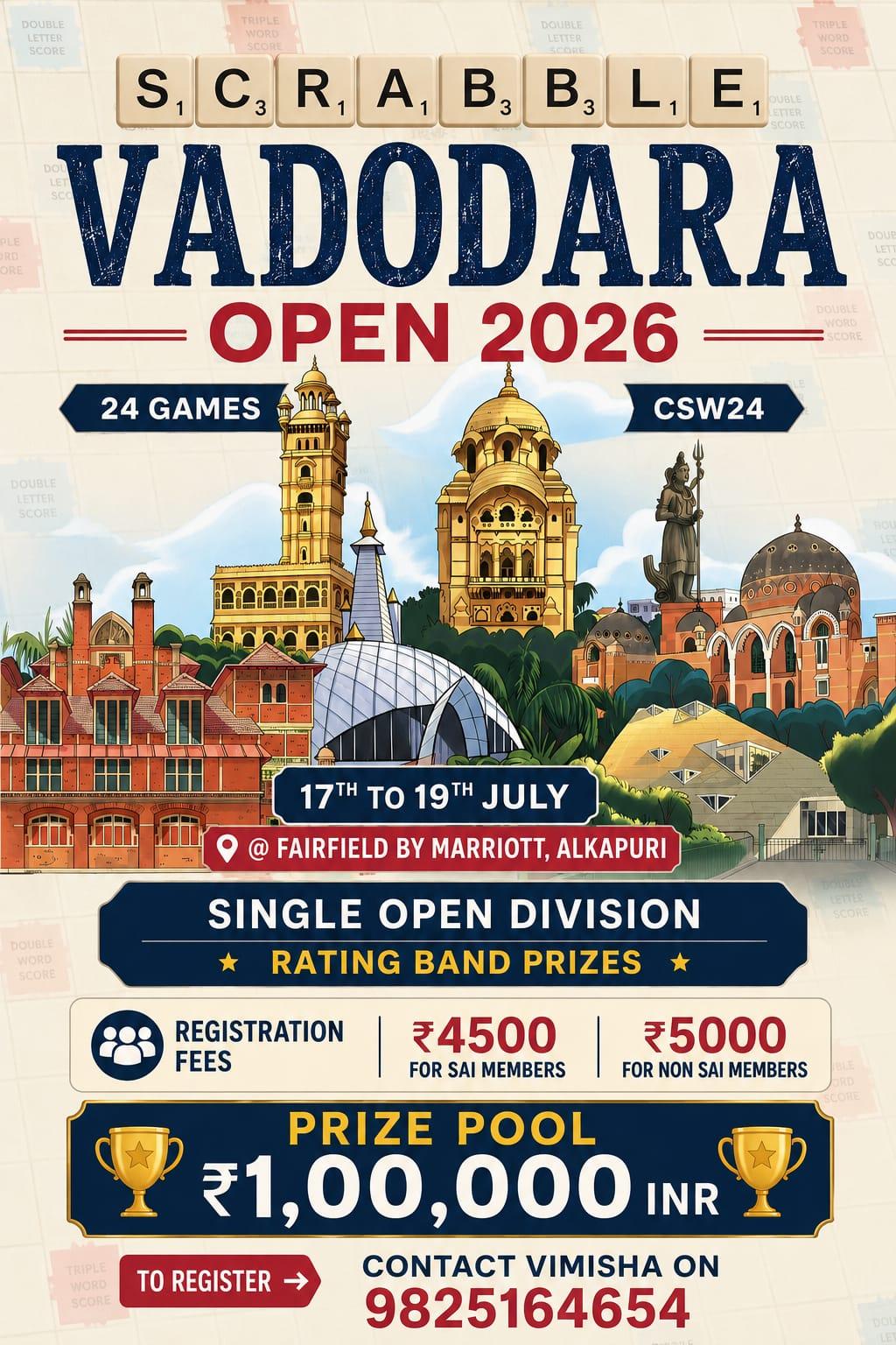 Vadodara Open 2026
